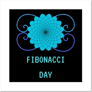 fibonacci day Posters and Art